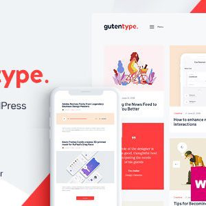 Gutentype - 100% Gutenberg WordPress Theme