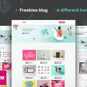 Fribbo - Freebies Blog WordPress Theme
