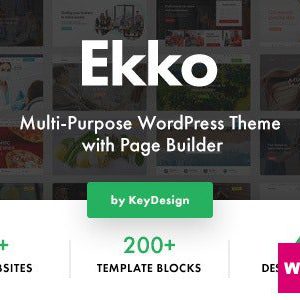 Ekko - Multi-Purpose WordPress Theme with Page Builder