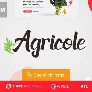 Agricole - Organic Food & Agriculture WordPress Theme