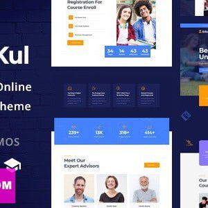 Edukul - Online Courses WordPress Theme