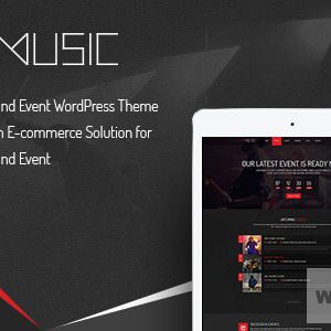 WeMusic - Music Band Event WordPress Theme