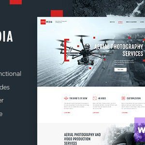 Drone Media - Aerial Photography & Videography WordPress Theme + RTL