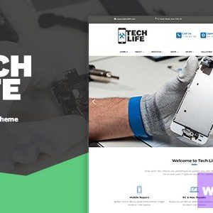 TechLife - Mobile, Tech & Electronics Repair Shop WordPress Theme