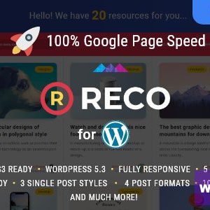 Reco - Minimal Theme for Freebies