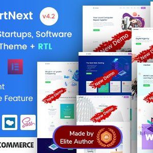 StartNext - IT Startups WordPress Theme