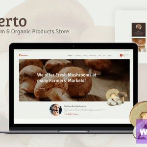 Umberto - Mushroom Farm & Organic Products Store WordPress Theme
