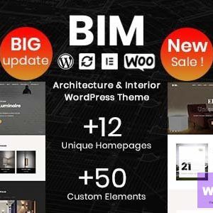 BIM - Architecture & Interior Design Elementor WordPress Theme