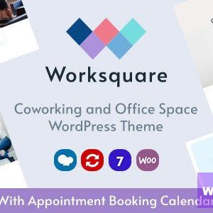 Worksquare - Coworking and Office Space WordPress Theme