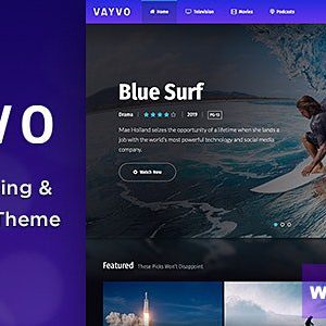 Vayvo - Media Streaming & Membership Theme