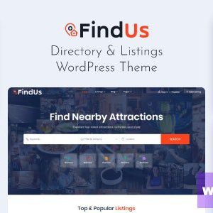 Findus - Directory Listing WordPress Theme
