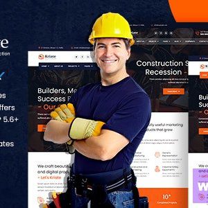 Kriate - Industrial Construction Multipurpose WordPress Theme