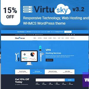 VirtuSky - Responsive Web Hosting and WHMCS WordPress Theme
