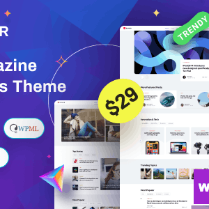 Blogar - Blog Magazine WordPress Theme