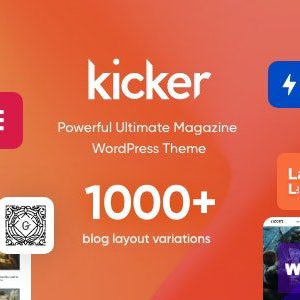 Kicker - Multipurpose Blog Magazine WordPress Theme + Gutenberg