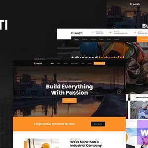 Inusti – Factory & Industrial WordPress Theme