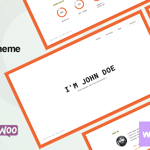 Glitche - CV WordPress Theme