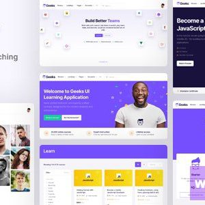 Geeks - Online Learning Marketplace WordPress Theme