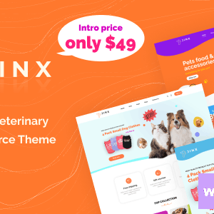 Jinx - Pet Shop & Veterinary WooCommerce Theme