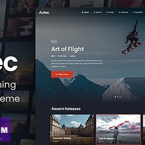 Aztec - Video Streaming & Membership Theme
