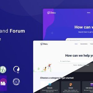 Docy - Documentation and Knowledge base WordPress Theme with Helpdesk Forum