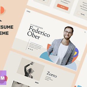 Ober - CV Resume WordPress Theme