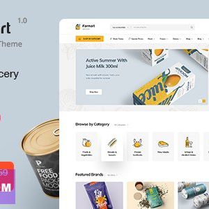 Farmart - Organic & Grocery Marketplace WordPress Theme