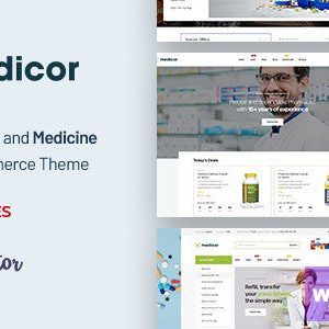 Medicor - Medical Clinic & Pharmacy WooCommerce WordPress Theme