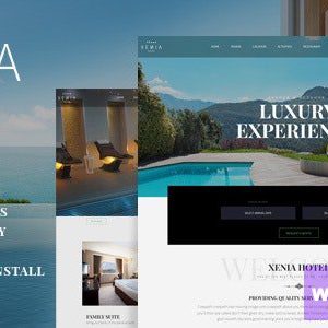 Hotel Xenia - Resort & Booking WordPress Theme