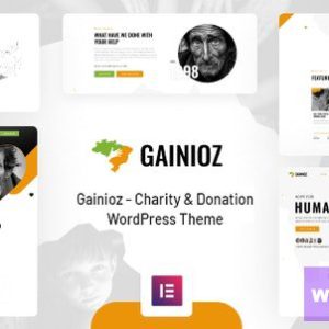 Gainioz - Charity & Donation WordPress Theme
