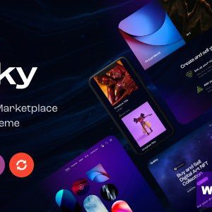 Quirky - NFT, Token & Blockchain WCFM Marketplace WordPress Theme