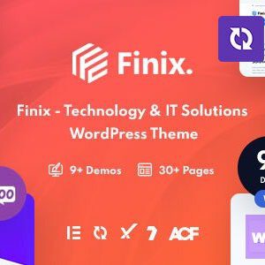 Finix - Technology & IT Solutions WordPress Theme