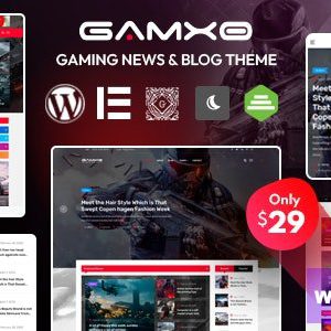 Gamxo - WordPress Gaming News & Blog Theme