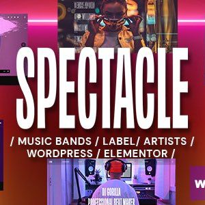 Spectacle - Music WordPress Theme