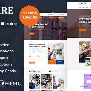 Accare - Heating & Air Conditioning WordPress Theme