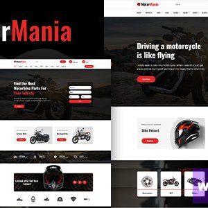 MotorMania - Motorcycle Accessories WooCommerce Theme