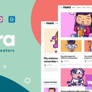 Mura - WordPress Theme for Content Creators