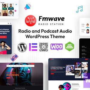 Fmwave - Radio Station WordPress Theme + RTL