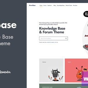 KnowBase - A Helpdesk & bbPress WordPress Theme