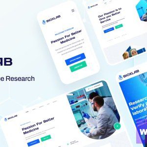 Bioxlab - Laboratory & Science Research WordPress Theme