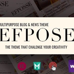 Efpose – Multipurpose Blog and Newspaper Theme