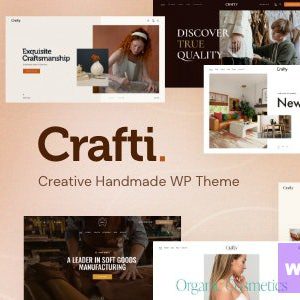 Crafti - Creative Handmade WordPress Theme