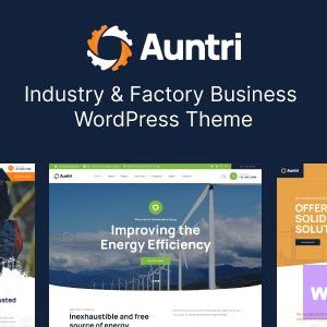 Auntri - Industry & Factory WordPress Theme