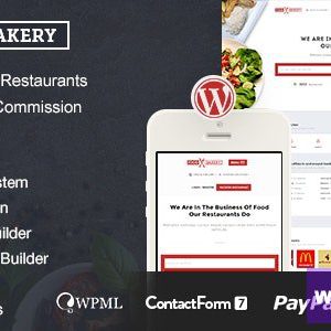 FoodBakery - Food Delivery Restaurant Directory WordPress Theme