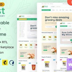 Nest - Grocery Store WooCommerce WordPress Theme