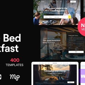 Bellevue - Hotel + Bed and Breakfast Booking Calendar Theme
