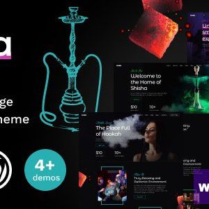 Huka - Shisha Bar & Hookah Lounge WordPress Theme
