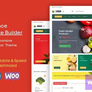 Crisop - Elementor Grocery Store & Food WooCommerce Theme