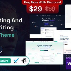 Openup - AI Content Writer & AI Application WordPress Theme