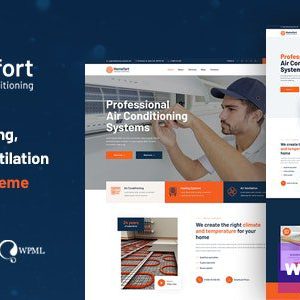 Homefort - Air Conditioning & Heating WordPress Theme + RTL